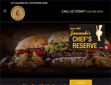 Tablet Screenshot of janowskishamburgers.com